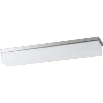 Svítidlo OSMONT SYLVIA 2 X15 stropní/nástěnné skleněné svítidlo kartáčovaná nerez / bílá IP44 3000 K 18W LED - OSMONT OS SYL51427