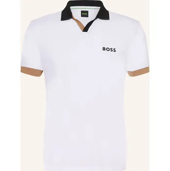 Pánská košile Boss Pánská Funkční Polokošile Palle Toc, bílá, S