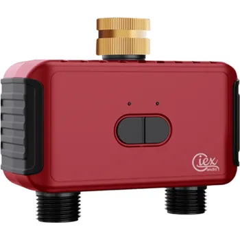 Zavlažovač Chytrý automatický zavlažovací časovač Zigbee s dešťovým senzorem 2 výtoky Bezdrátové ovládání zahrady Inteligentní zavlažování