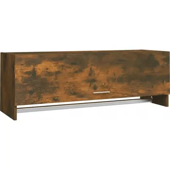 Šatní skříň Skříňka na oblečení kouřový dub 100x32,5x35 cm
