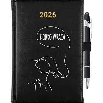 Kalendář Knižkový kalendář 2026 A5 černý