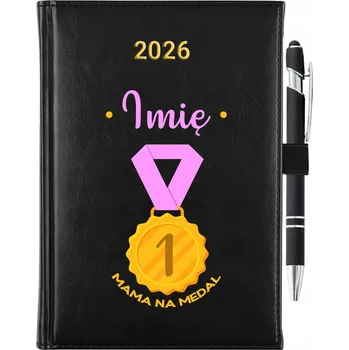 Kalendář Knižkový kalendář 2026 A5 černý