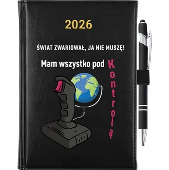 Kalendář Knižkový kalendář 2026 A5 černý