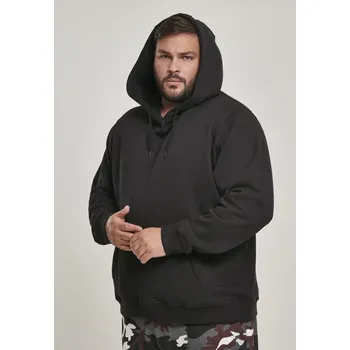 Pánská mikina Bio Basic Hoody černá Urban Classics černá | hnědá 1752380