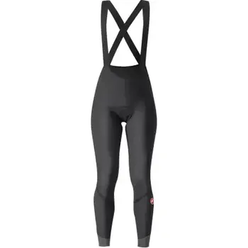 Cyklistické kalhoty Castelli Velocissima DT Bibtight dámské kalhoty Black/Black Reflex vel. S