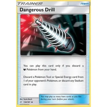 Volný čas Pokémon TEU 138/181 Dangerous Drill - Team Up Stav: Near Mint, Verze: NORMAL