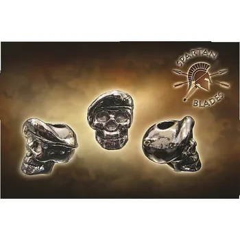 Spartan Blades Bead Beret Skull