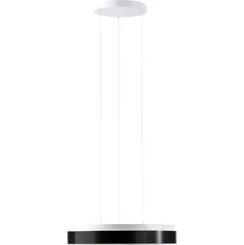 OSMONT DELIA LEC3 závěsné plastové svítidlo bílá / černá IP40 3000 K 46W LED - OSMONT OS DEL69406