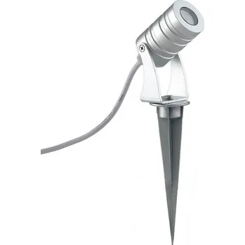 Venkovní osvětlení FANEUROPE Venkovní reflektor IRIDE DC12/24V stříbrná, hliník, 3x1 W, 6000 K, stmívatelné, IP65, 12 x 4,2 cm - FANEUROPE FAN LED-IRIDE-3P-BCO