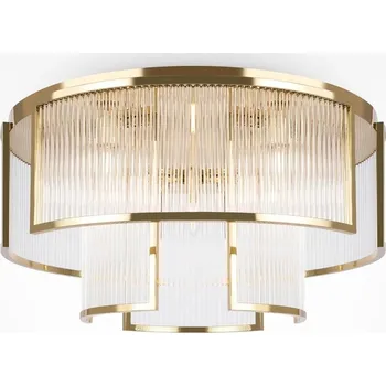 MAYTONI Stropní svítidlo Frame E14x9 540W zlatá kov sklo - MAYTONI M MOD174CL-09G