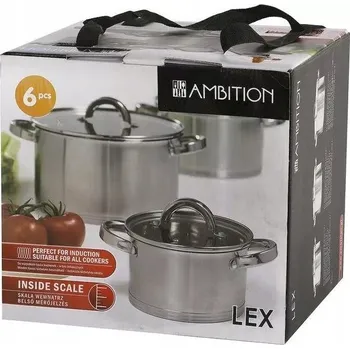 Sada nádobí Sada hrnců AMBITION Lex (6 dílů)