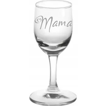 Sklenice Skleničky na likér, skleničky , sklenice na vodku AzaliaDesign gravírované bezbarvé 35ml 1 ks