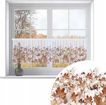 Záclona Záclona vitrážová záclona voál 150 cm x 50 cm