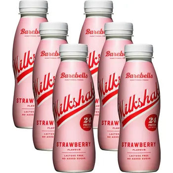 Protein Proteinový drink BAREBELLS Protein Milkshake Jahoda 6 x 330 ml