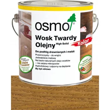 Olej na dřevo Osmo 3072 Tvrdý voskový olej tvrdý vosk 0,75 l Jantar