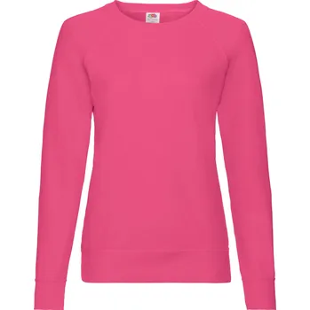 Dámská mikina Dámská mikina Fruit of the Loom Basic Fruit of the Loom růžová 701023