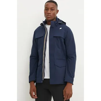 Pánská větrovka Nepromokavá bunda K-Way K7126VW námořnická modř 59X, vel. L