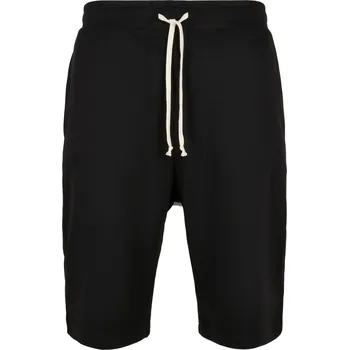 Pánské oblečení Černé tepláky s nízkým rozkrokem Urban Classics černá 1855152