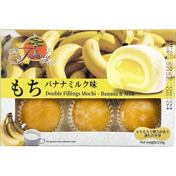 Firmly Double Fillings Mochi - Banana and Milk 210g