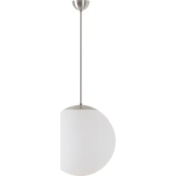 Osvětlení OSMONT ADRIA P3 závěsné skleněné svítidlo kartáčovaná nerez / bílá IP40 40W E27 HF - OSMONT OS ADR45334