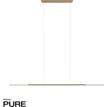 PAULNEUHAUS Závěsné svítidlo PURE Surface 125x25 nastavitelná výška 3000K bronz - PAUL NEUHAUS PN 2301-97