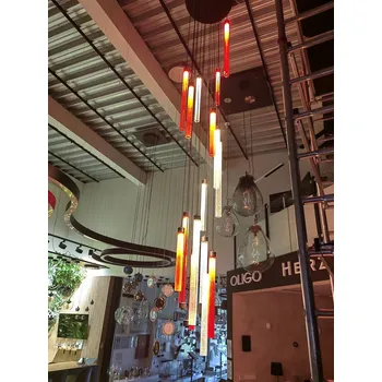 BROKIS Závěsné svítidlo COMET ROUND 18x mix na černém baldachýnu - BROKIS BRO PC01377_KOMPLET