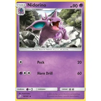 Volný čas Pokémon TEU 058/181 Nidorino - Team Up Stav: Near Mint, Verze: NORMAL