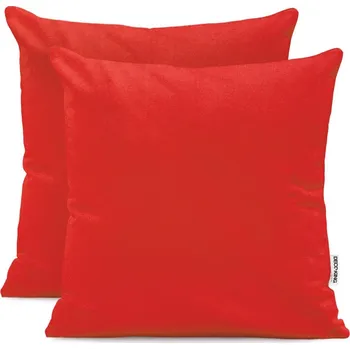 Povlak na dekorativní polštářek Povlaky na polštáře DecoKing Amber červené, velikost 80x80*2
