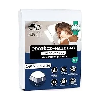 Prostěradlo Voděodolný chránič na matrace 70x200 z prodyšné bavlny, potah