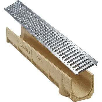 SELF LINE 100/110 žlab 0,5 m s pozink. můstkovým roštem; A15