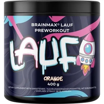 Anabolizér Anabolizér BrainMax Lauf Pre-workout STIM 400 g, pomeranč