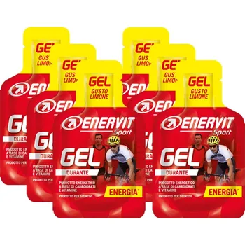 Energetický nápoj Energetický gel Enervit Gel 6 x 25 ml, citron