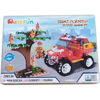 ostatní stavebnice HASIČI Hasičské auto - stavebnice stavebnice Elefun