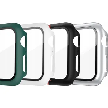 Pouzdro na mobilní telefon Pouzdro + sklo pro Apple Watch 4/5/6/SE 44mm - pouzdro, 4 kusy