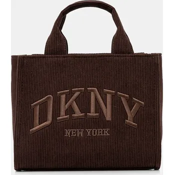 Kabelka Manšestrová kabelka Dkny HADLEE R53ADC80 hnědá 89X, vel. ONE SIZE