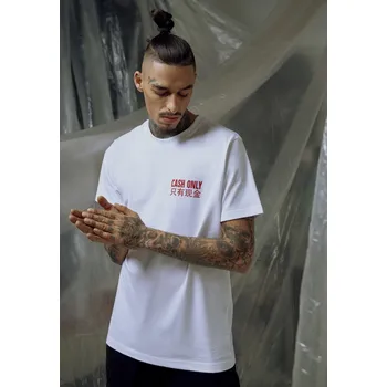 Pánské oblečení Bílé tričko pouze na hotovost Mister Tee bílá 2539591