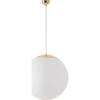 OSMONT ISIS S4 PM-M závěsné plastové svítidlo mosaz / bílá IP40 3000 K 41W LED - OSMONT OS ISI70326