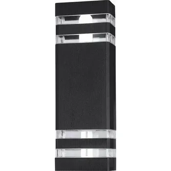 Venkovní osvětlení MAYTONI Venkovní nástěnné svítidlo Unter den Linden E27 2x60W IP54 černý hliník - MAYTONI M O578WL-02B