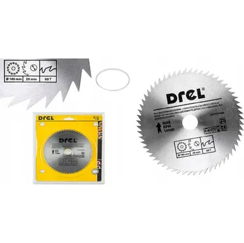 Pilový kotouč KOTOUČOVÁ PILA, KOTOUČ NA DŘEVO 140 mm x 60 ZUBŮ