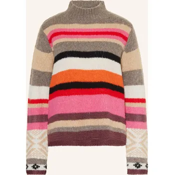 Dámský svetr Grace Dámský Svetr, černošedá / růžová / červená, 36