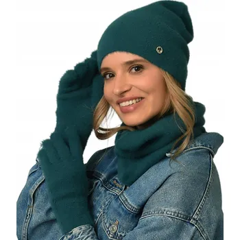 Čepice Alur sada: čepice, nákrčník (rolák) a rukavice, univerzální velikost, zelená