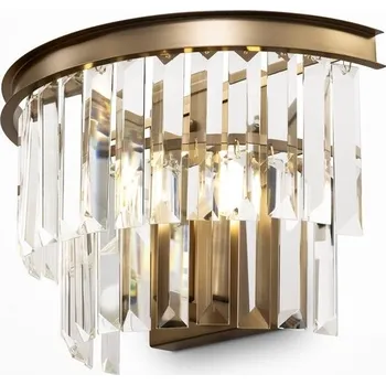 Nástěnné svítidlo MAYTONI Nástěnné svítidlo Revero 40W mosaz křišťálové sklo E14 - MAYTONI M MOD085WL-01BS