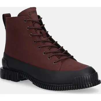 Dámská obuv Nubukové boty Camper Pix K400388.020 burgundské 83X, EUR 38