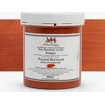 Primer Michael Harding pro akrylové i olejové malby - Pozzuoli Red Earth Objem: 500 ml