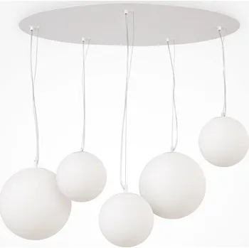 MAYTONI Závěsné svítidlo Basic form E27 5x40W bílý kov - MAYTONI M MOD321PL-05W1