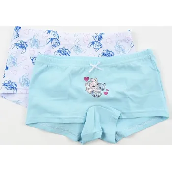 Kalhotky Sada dvou dívčích kalhotek Stitch - světle modrá/bílá Velikost: 102