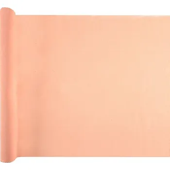 Party dekorace Santex Šerpa stolová krepová Meruňková 35 cm 3 m