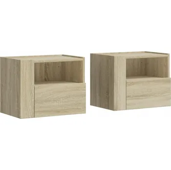 Noční stolek Noční stolek nástěnný dub sonoma 45x30x35 cm