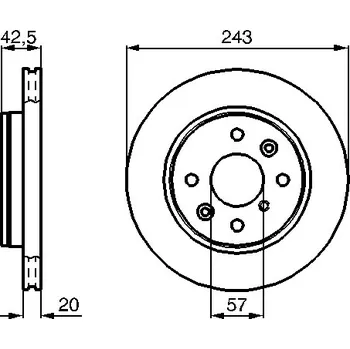 Brzdový kotouč Brzdový kotouč BOSCH 0 986 478 659