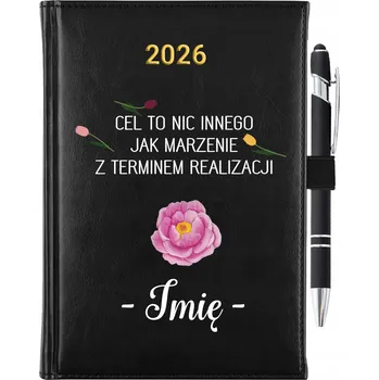 Kalendář Knižkový kalendář 2026 A5 černý